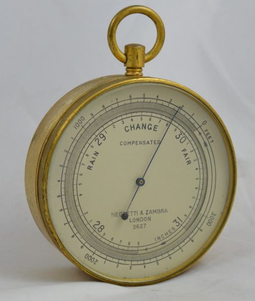 Negretti & Zambra Pocket Travelling Barometer