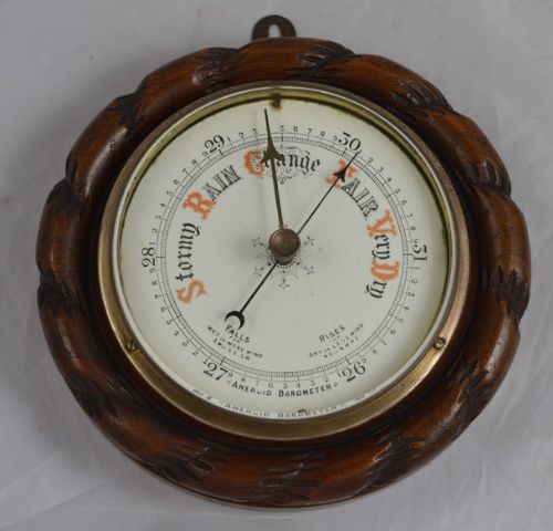 Victorian Aneroid Barometer