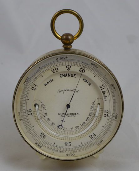 English Pocket Barometer, Pillischer, London