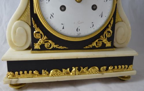 fig 1. French Empire Period ormolu and marble mantel clock