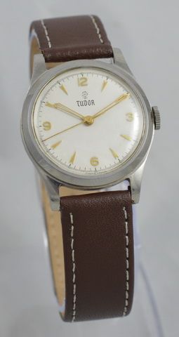 1950'S Tudor Stainless Steel Wristwatch