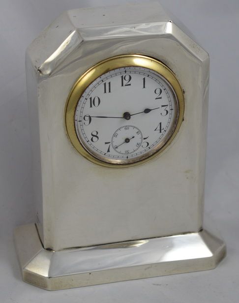 English Silver Carriage Clock