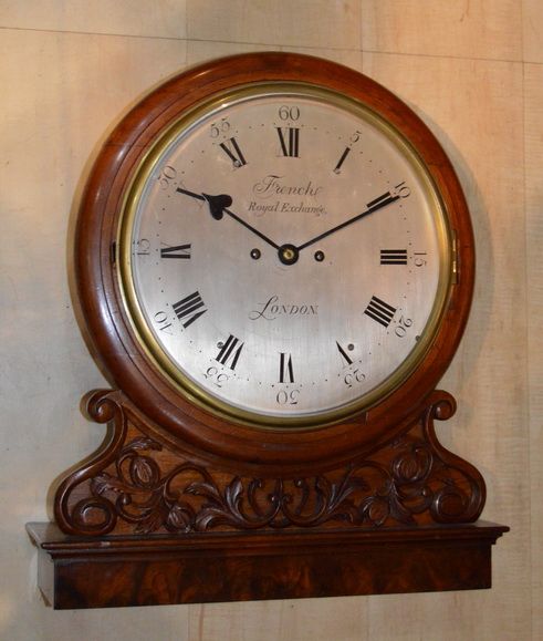 Frech, Royal Exchange, Twin Fusee Drumhead Clock