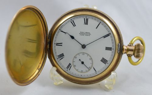 Elgin Hunter Cased Pocket Watch, Wolf Bros, Cape Town