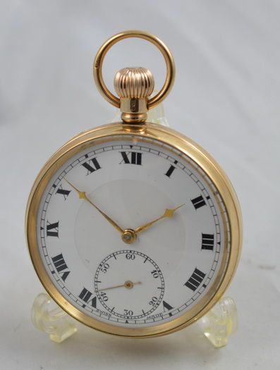 A Buren 1925 9k Gold Pocket Watch