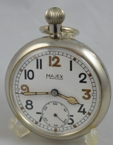 A Majex Gstp British Military Pocket Watch