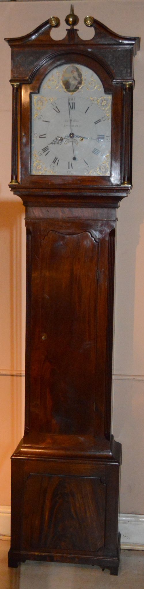 A Georgian Longcase Clock by John Wilkes of Evesham