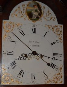 fig 1. A Georgian Longcase Clock by John Wilkes of Evesham