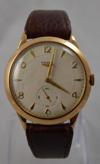 A Longines 18k Gold "Oversized" Gents Wristwatch