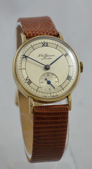 1952 Gold Jw Benson Wristwatch