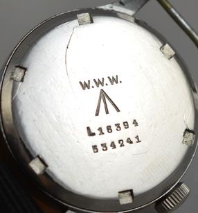 fig 1. Record 'Dirty Dozen' WWW British Military Wristwatch
