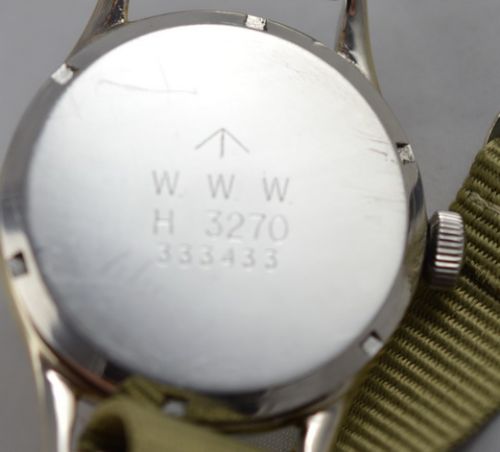 fig 1. Buren 'Dirty Dozen' WWW British Military Wristwatch