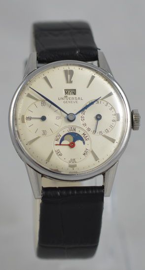 1944 Universal Geneve Full Calendar Wristwatch