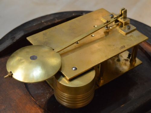 fig 1. English Fusee Dial Clock, Davis, Worcester