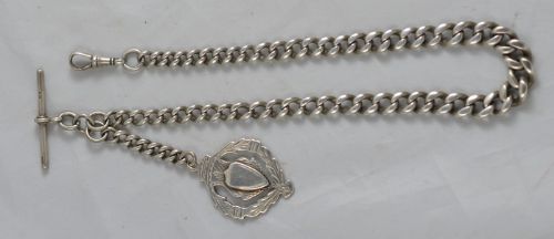 Silver Pocket Watch Chain