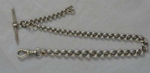 Silver Pocket Watch Chain