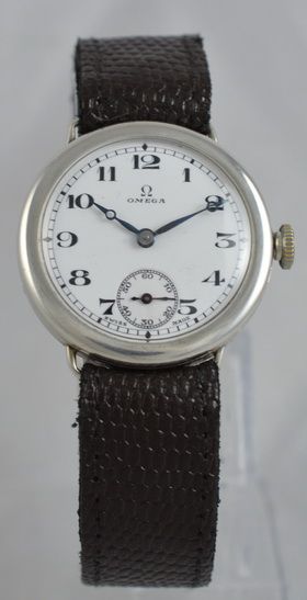 1927 Silver Omega Wristwatch