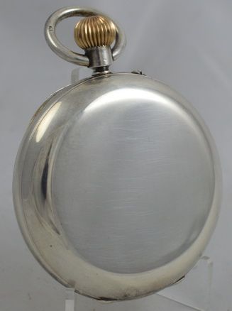 fig 1. 1896 Daniel Desbois, London Silver Hunter Pocket Watch