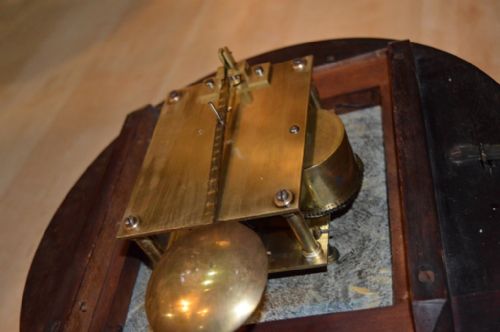 fig 1. An English Fusee Dial Clock by Goldsmiths & Silversmiths Co. Ltd. London