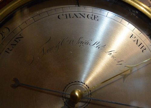 fig 1. Georgian Mahogany Barometer, Torre, London