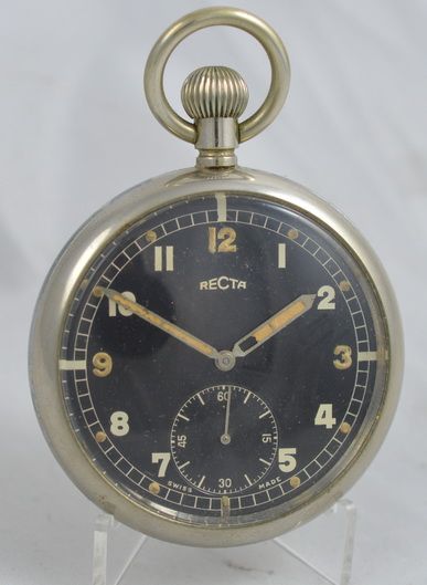 Recta Gstp Military Pocket Watch