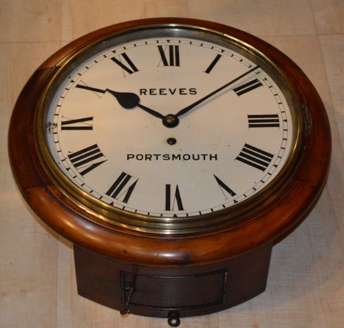 A Fusee Dial Clock by Reeves of Portsmouth