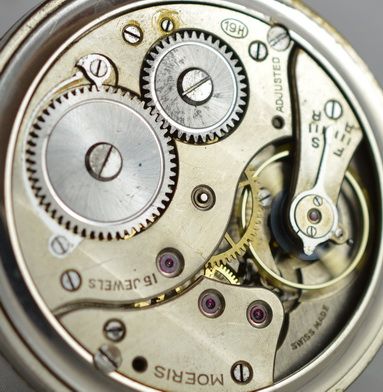 fig 1. WW2 Moeris GSTP British Military Pocket Watch