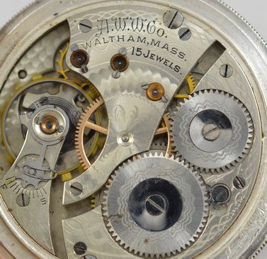 fig 1. Rare 'Blind Mans' Braille Watch by Waltham