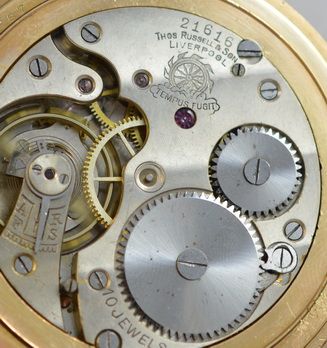 fig 1. Thomas Russel & Son, Liverpool, Full Hunter Pocket Watch