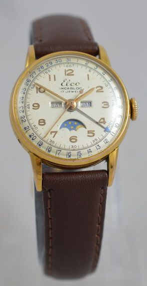 Elco Full Calendar Wristwatch