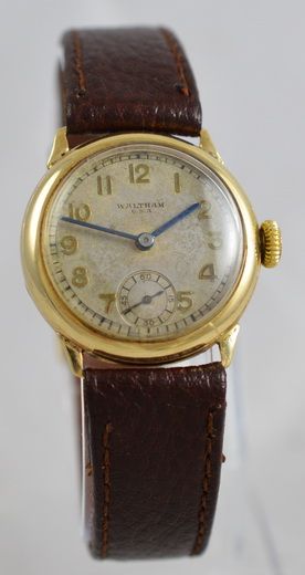 1937 Waltham 9k Gold Wristwatch