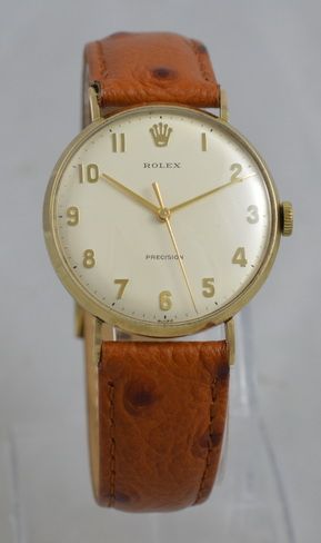 1971 9k Gold Rolex Precision Watch