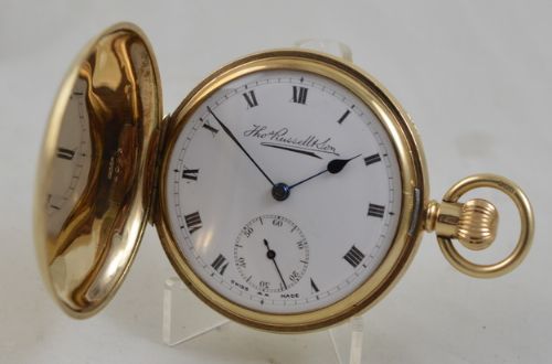 1936 9k Gold Thomas Russel & Sons Pocket Watch