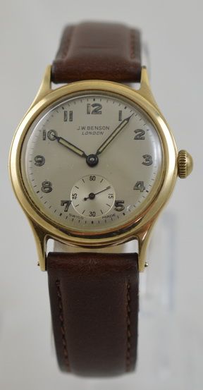 1955 9k Jw Benson Wristwatch