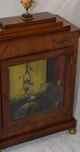 fig 1. A Georgian Mahogany Bracket Clock by Gale, London