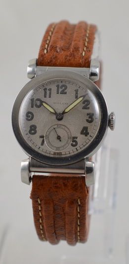 Stainless Steel Rolco Wristwatch, Circa 1935