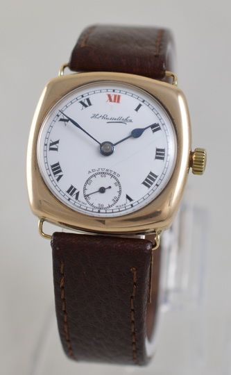 1928 9k Gold, Thomas Russel & Sons Wristwatch