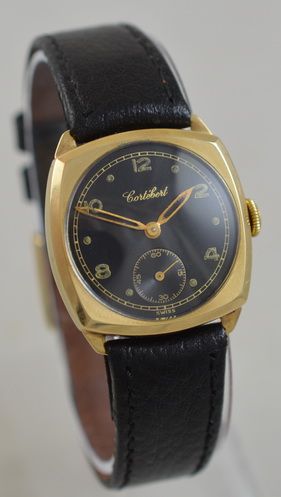 1948 Cortebert 9k Gold Wristwatch
