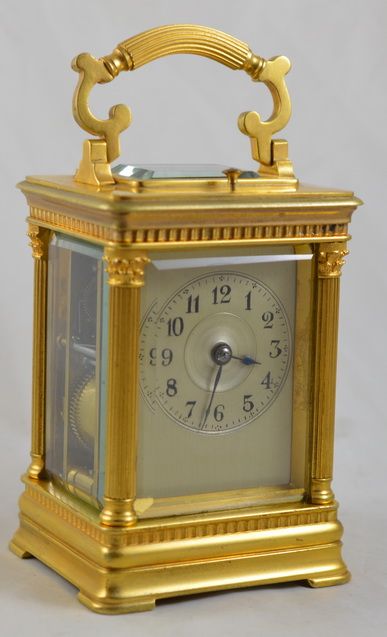 A Fine Quality Striking Carriage Clock of Smaller Proportions