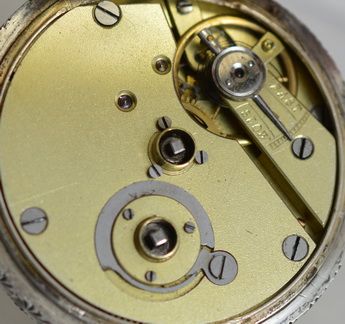 fig 1. Decorative Silver Ladies Pocket Watch 