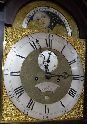 fig 1. Georgian Longcase Clock, Hunter, London