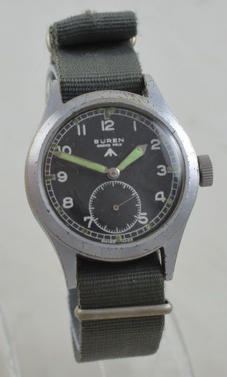 Buren Dirty Dozen British Military Wristwatch