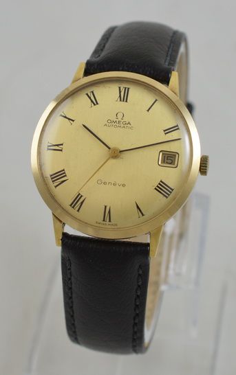 1969 18k Omega Geneve Automatic Wristwatch