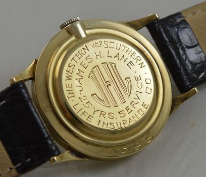 fig 1. A 1954 Gold Omega Wristwatch