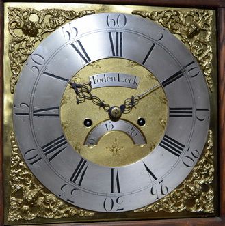 fig 1. Foden of Leek Longcase Clock
