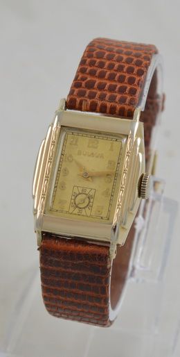 1930s Bulova Art Deco Wristwatch