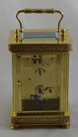 fig 1. Decorative French Carriage Clock 