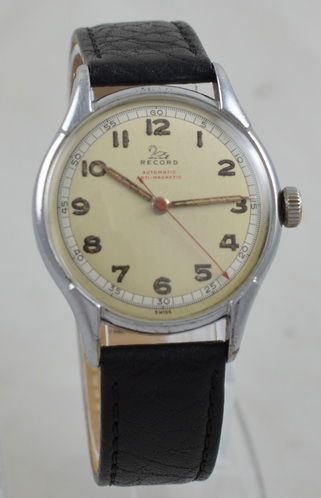 Rare 1950'S Record 'Bumper' Wristwatch