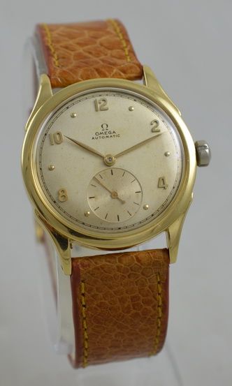1946 18k Gold Omega 'Bumper' Automatic Wristwatch