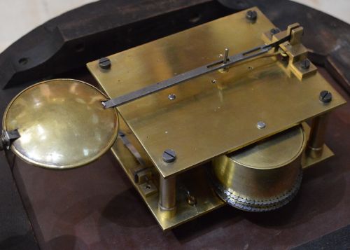 fig 1. J Watson, Redditch, Fusee Dial Clock